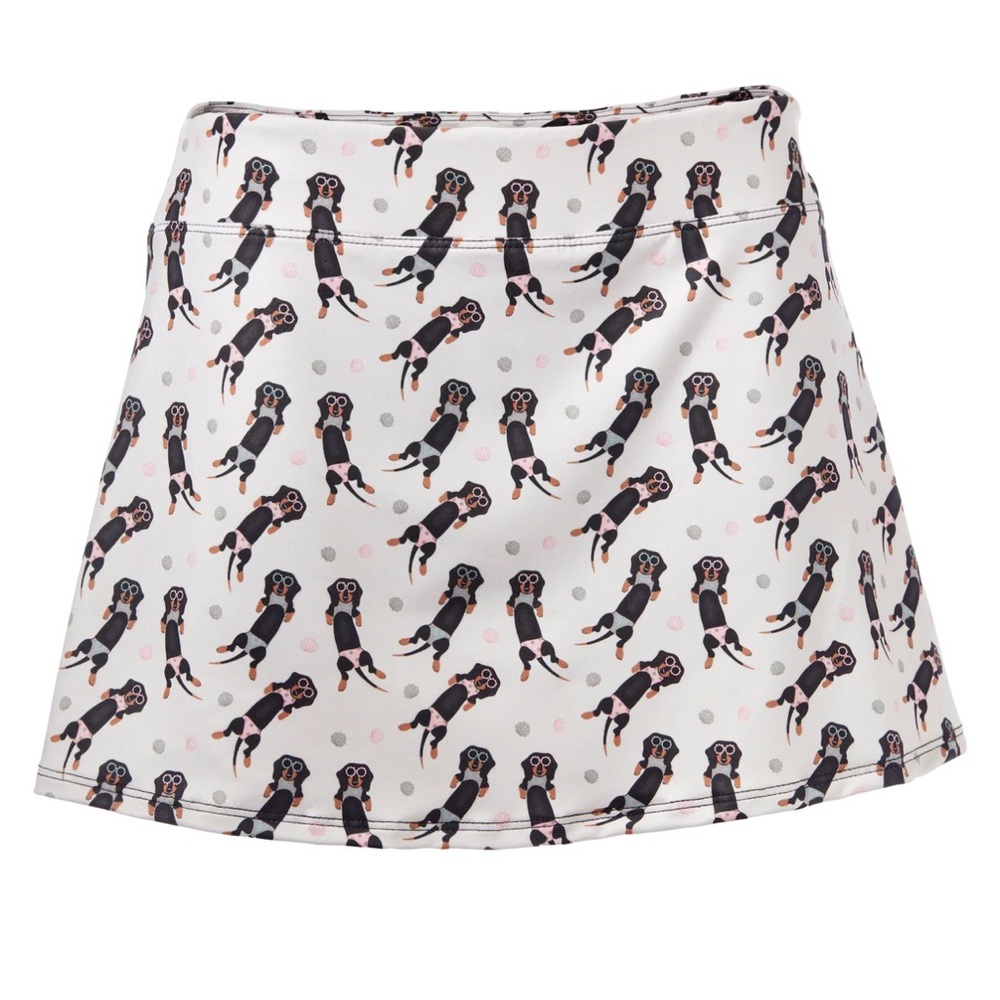 Love❤️Love Skirts “Sassy Skirt-Hot Dogs” skirt with built in shorts size XXL